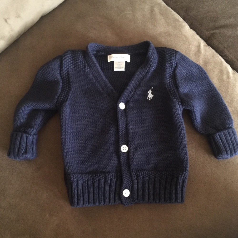 Ralph Laurel Baby Boys Sweater Cardigan 6 months